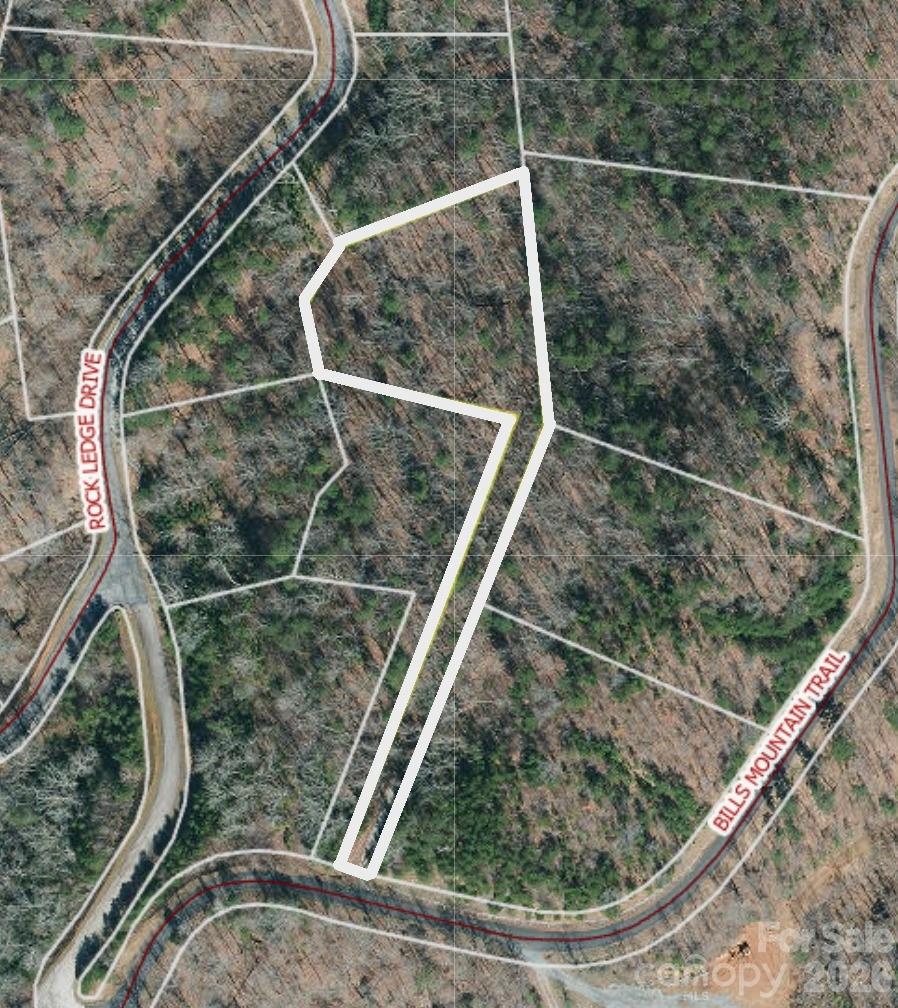 Lake Lure North Carolina Bills Mountain Trail land lot